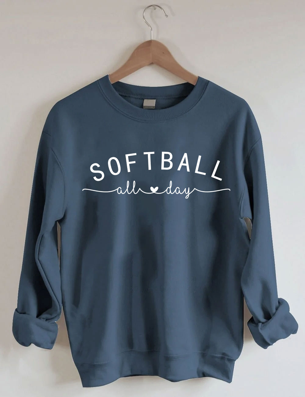 Softball All Day Custom Sweatshirt