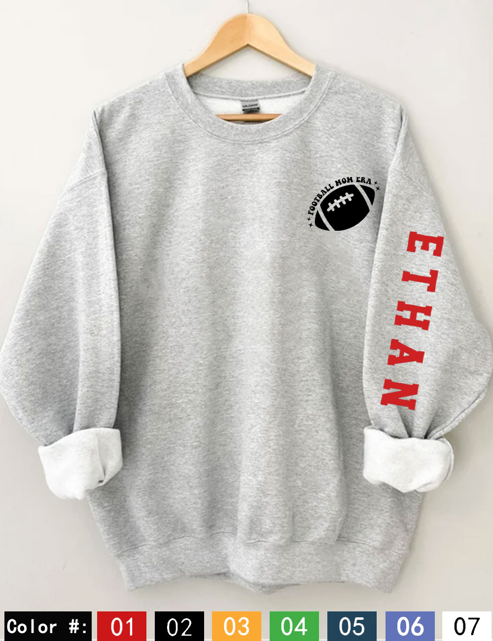 Custom Football Mom Era Sweatshirt