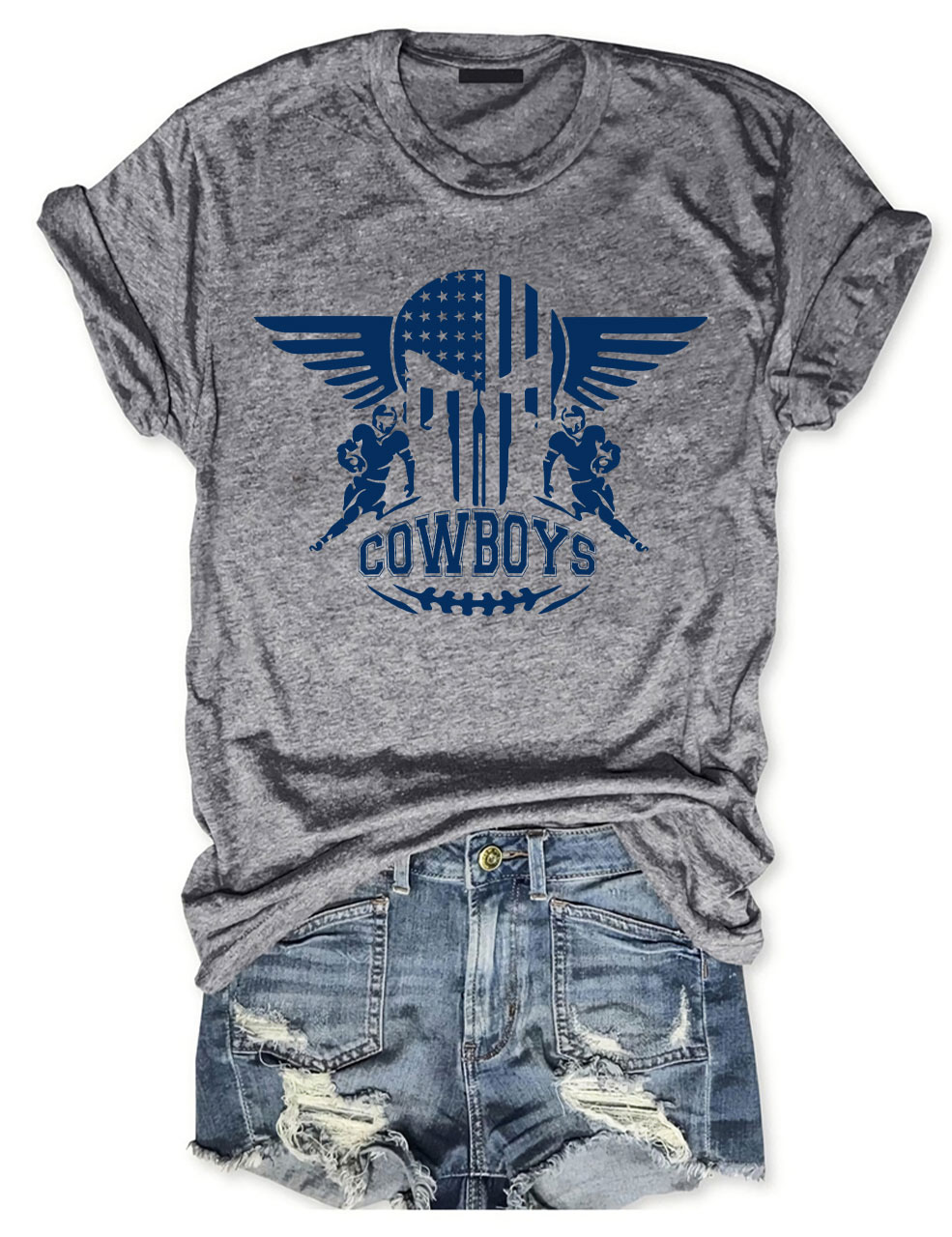 Cowboys Star Football T-Shirt