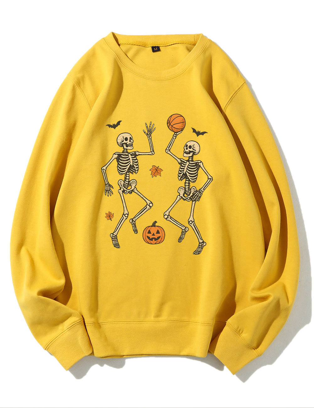 Skeleton Basketball Halloween Funny Sweatshirt