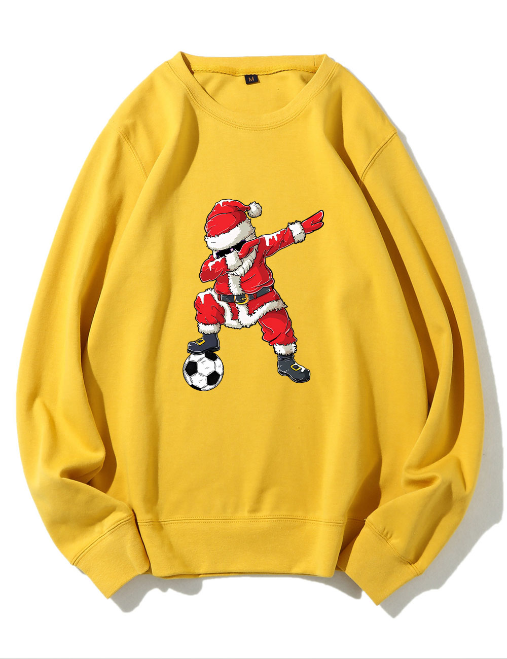 Christmas Soccer Santa Funny Sweatshirt