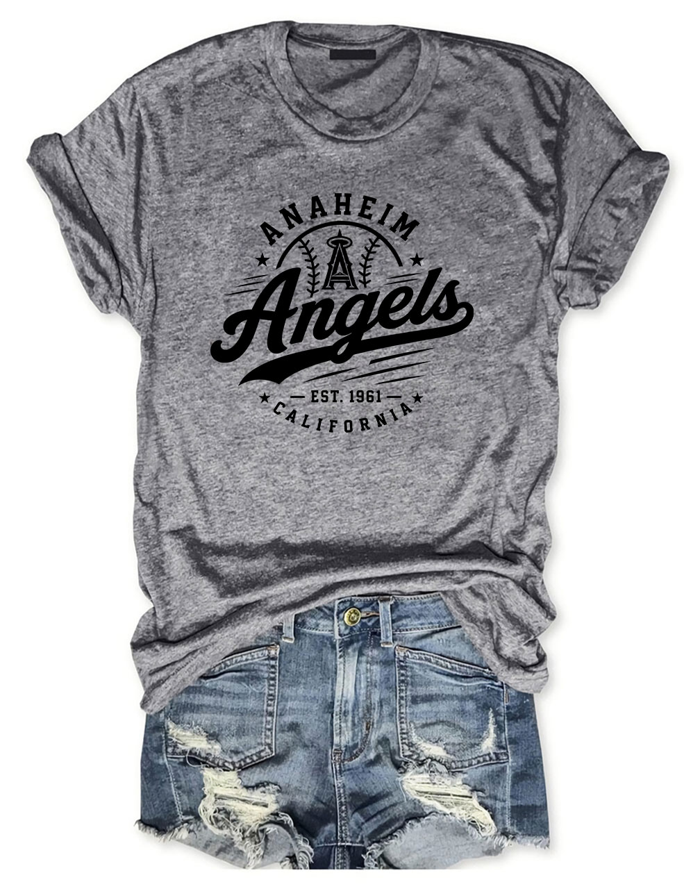 Anaheim AngelsVintage California Baseball T-Shirt