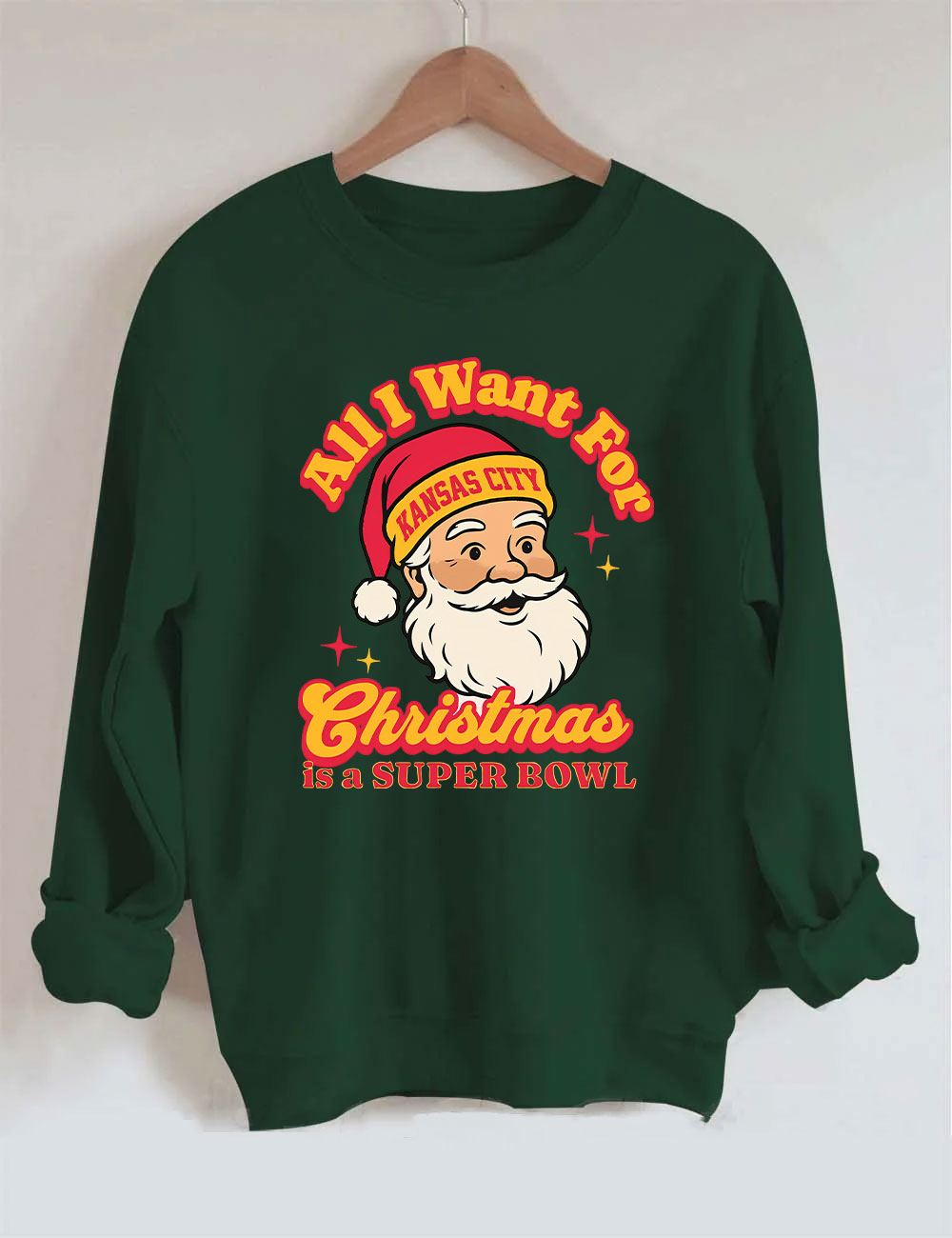 Kansas City Football Christmas Sweatshirt