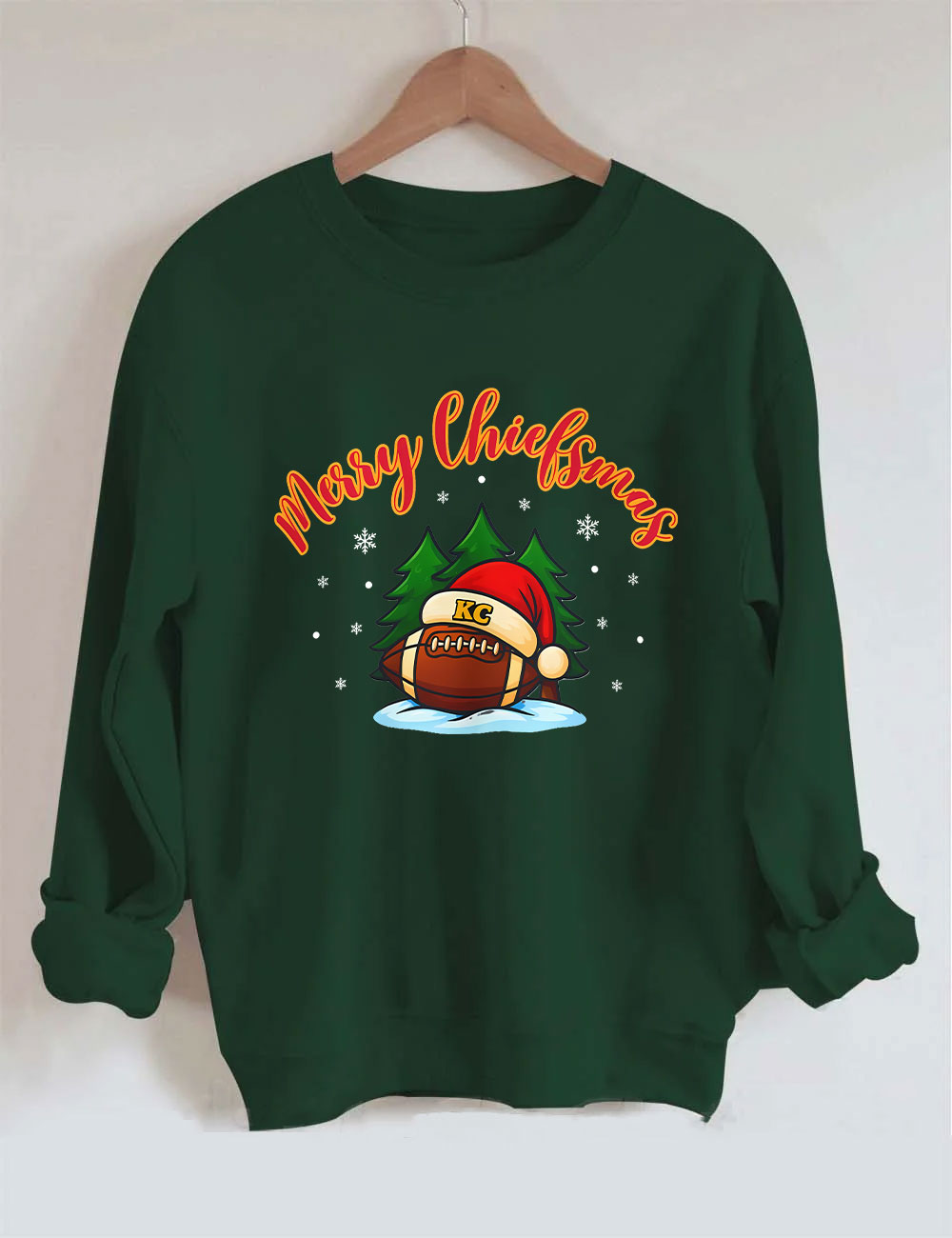 Merry Chiefsmas Kansas City Football Sweatshirt