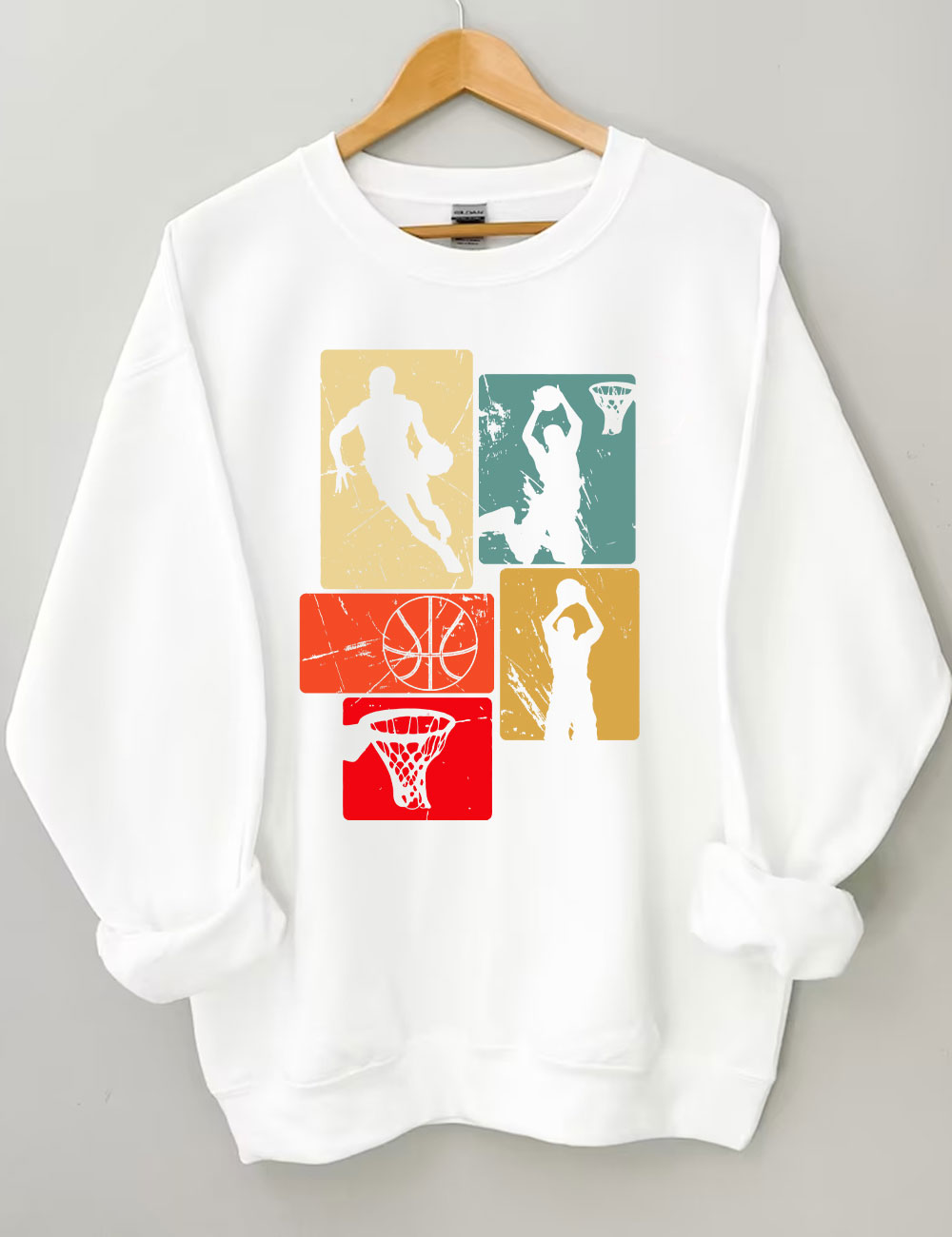 Retro Basketball Sweatshirt