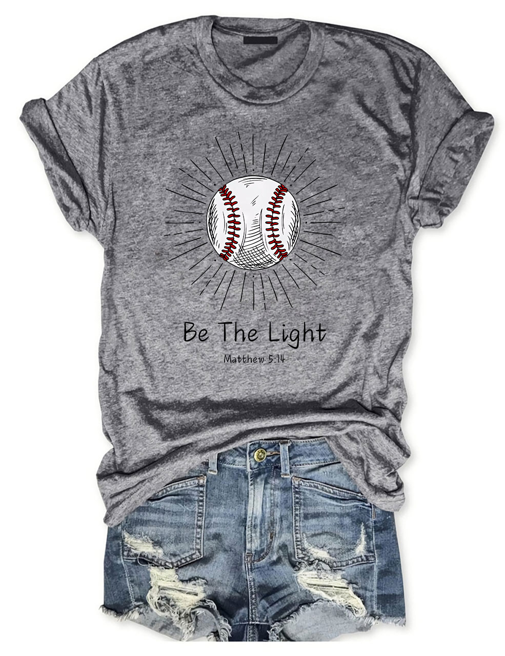 Be The Light Baseball T-shirt