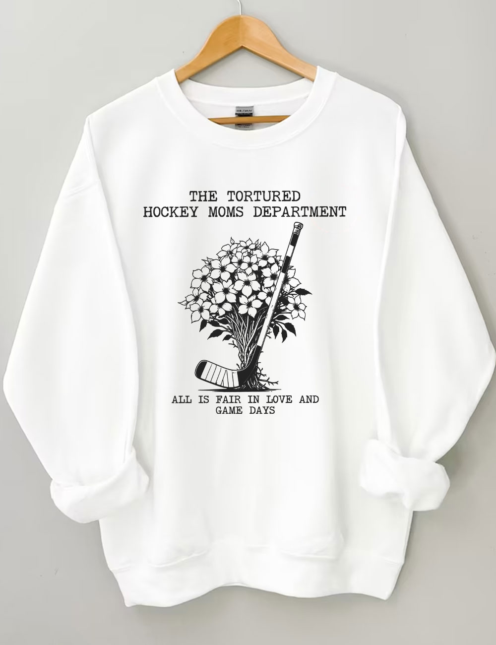 Tortured Hockey Moms Department Sweatshirt