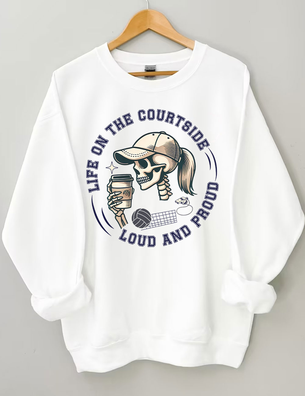 Proud Volleyball Mom Sweatshirt