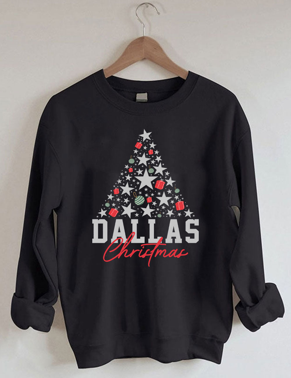 Dallas Cowboys Christmas Tree Football Sweatshirt