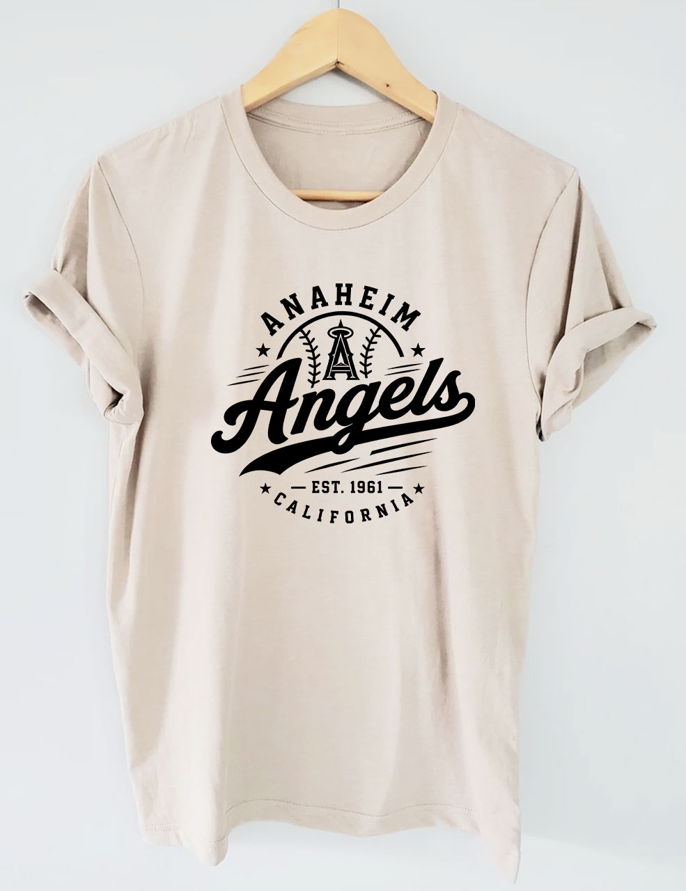 Anaheim AngelsVintage California Baseball T-Shirt