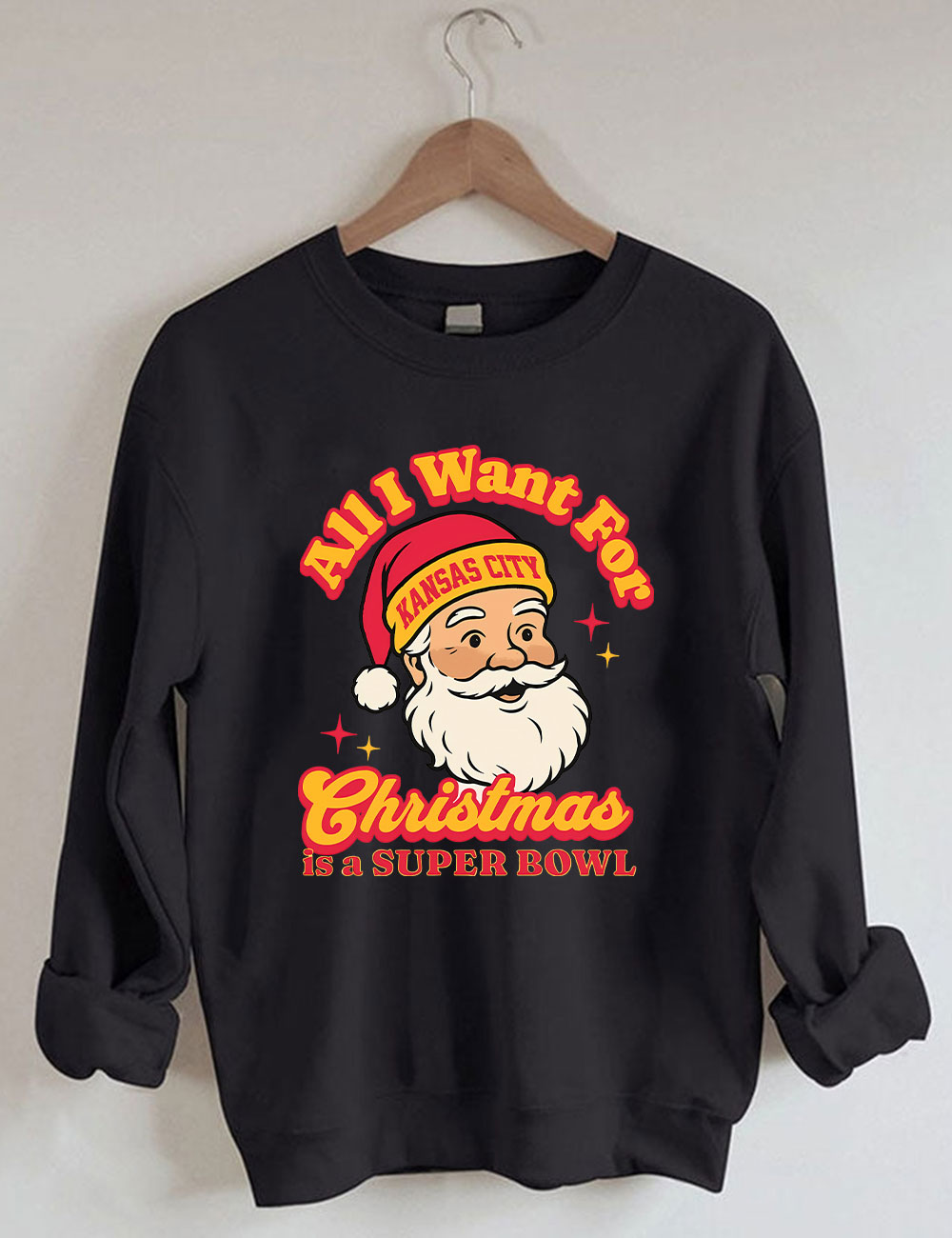 Kansas City Football Christmas Sweatshirt