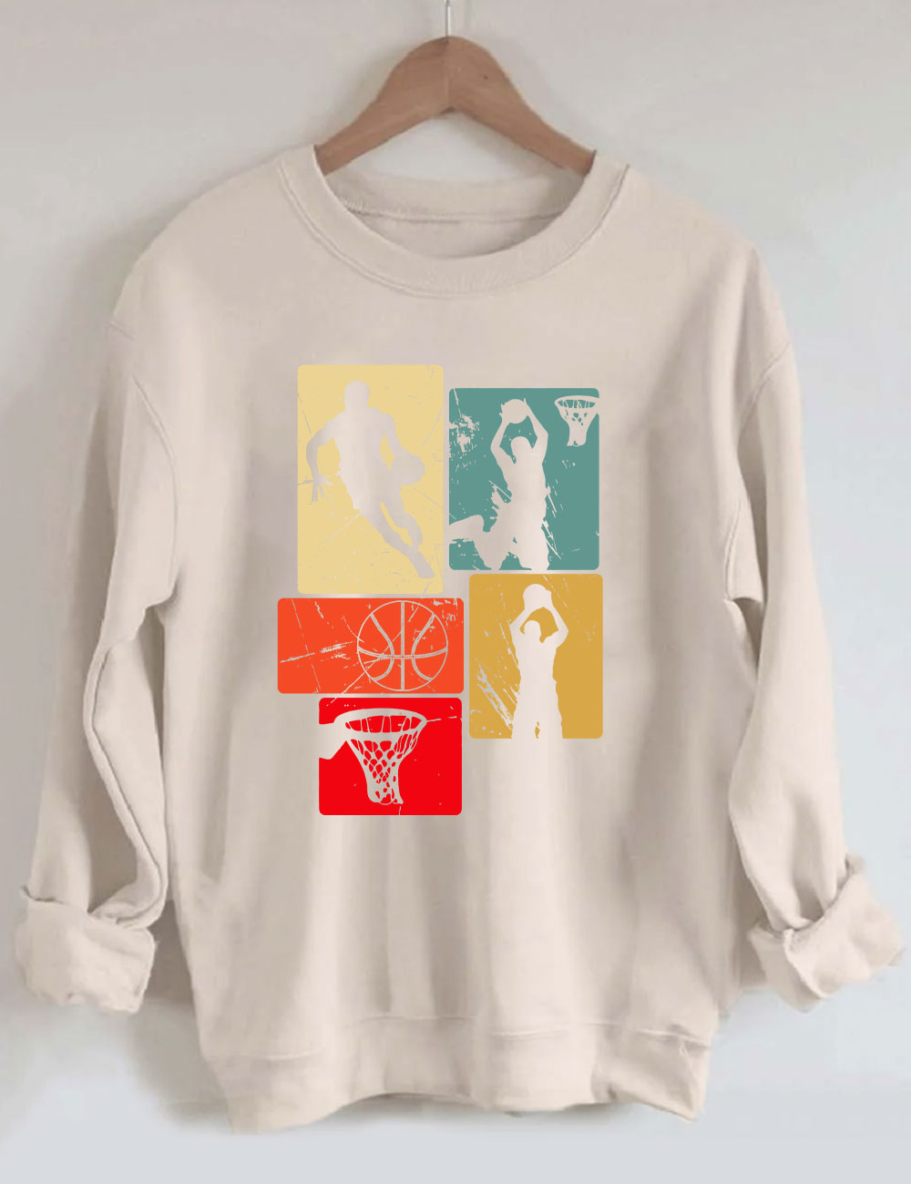 Retro Basketball Sweatshirt