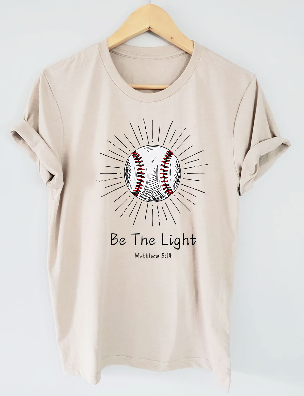 Be The Light Baseball T-shirt