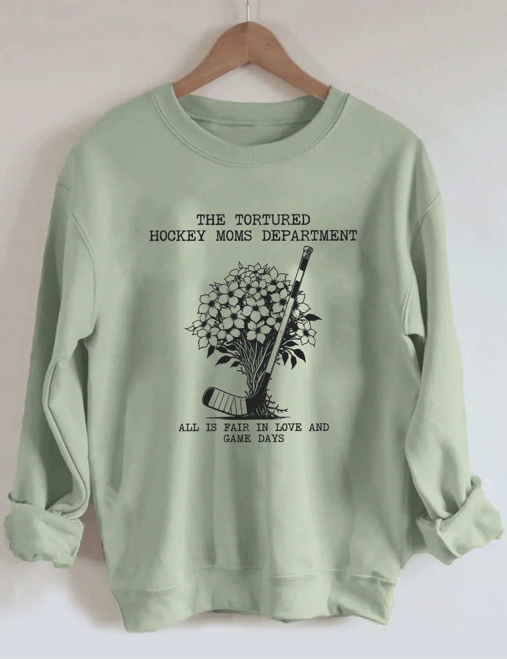 Tortured Hockey Moms Department Sweatshirt