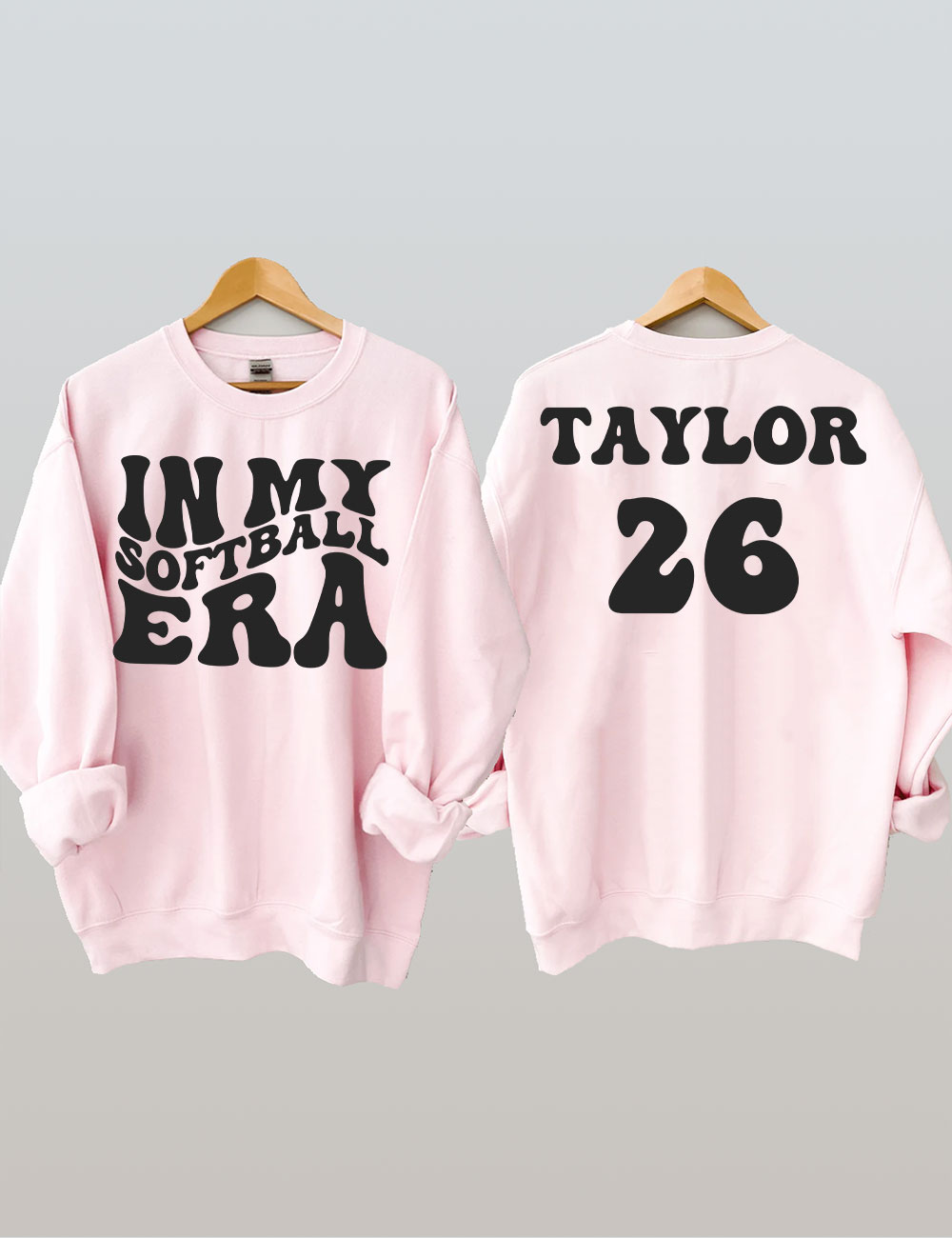 In My Softball Mom Era  Custom Sweatshirt
