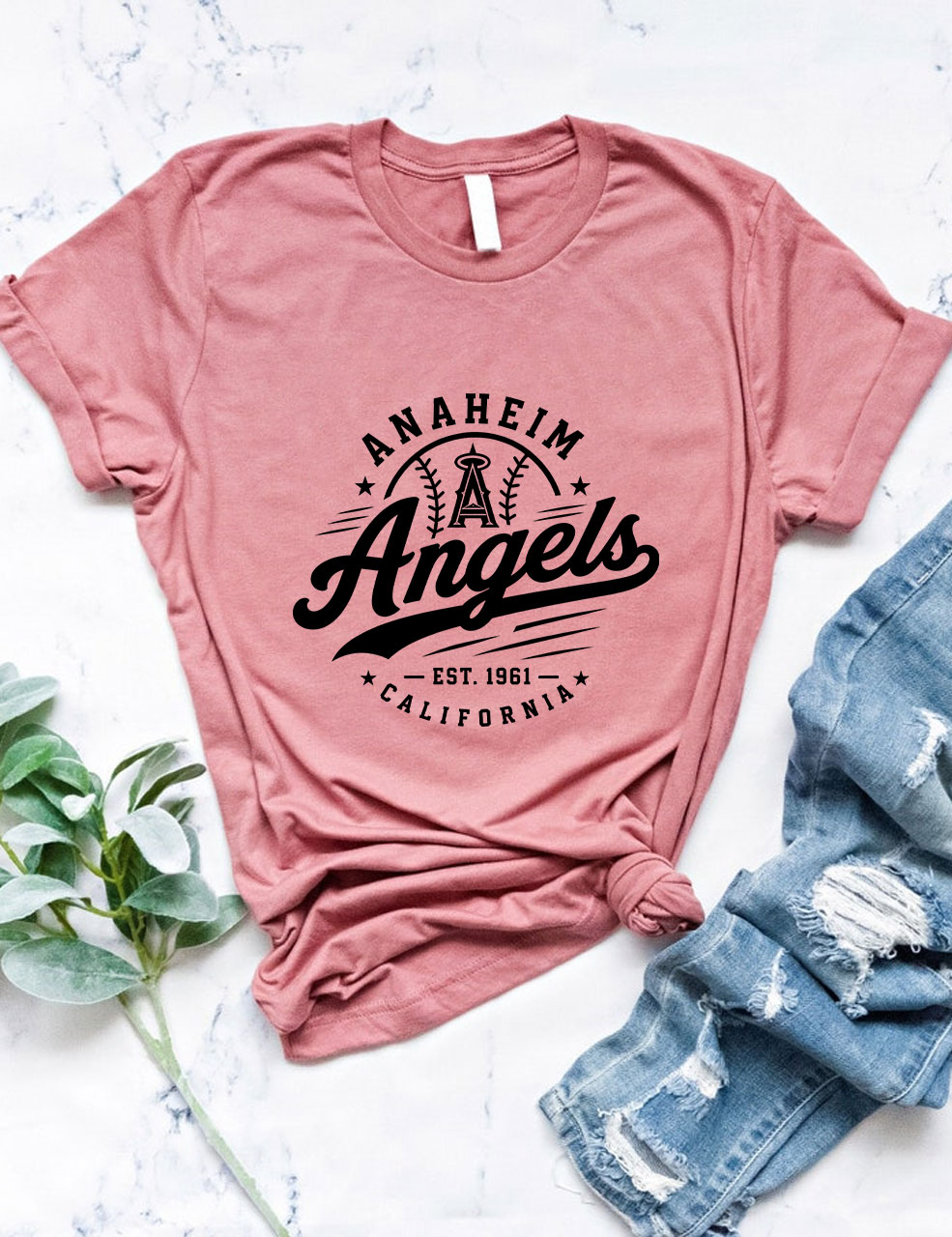 Anaheim AngelsVintage California Baseball T-Shirt
