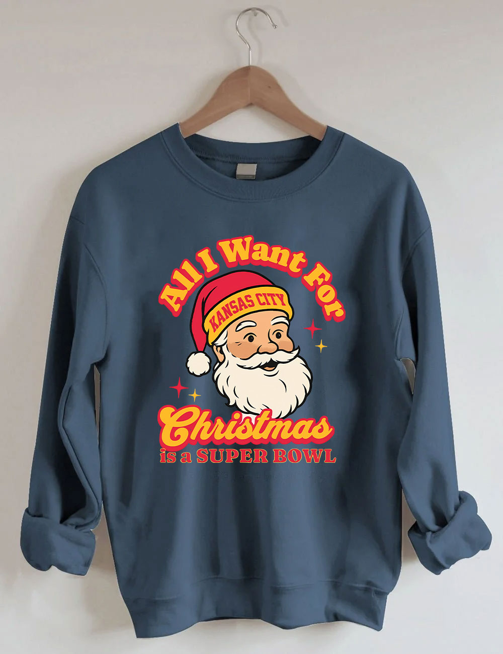 Kansas City Football Christmas Sweatshirt