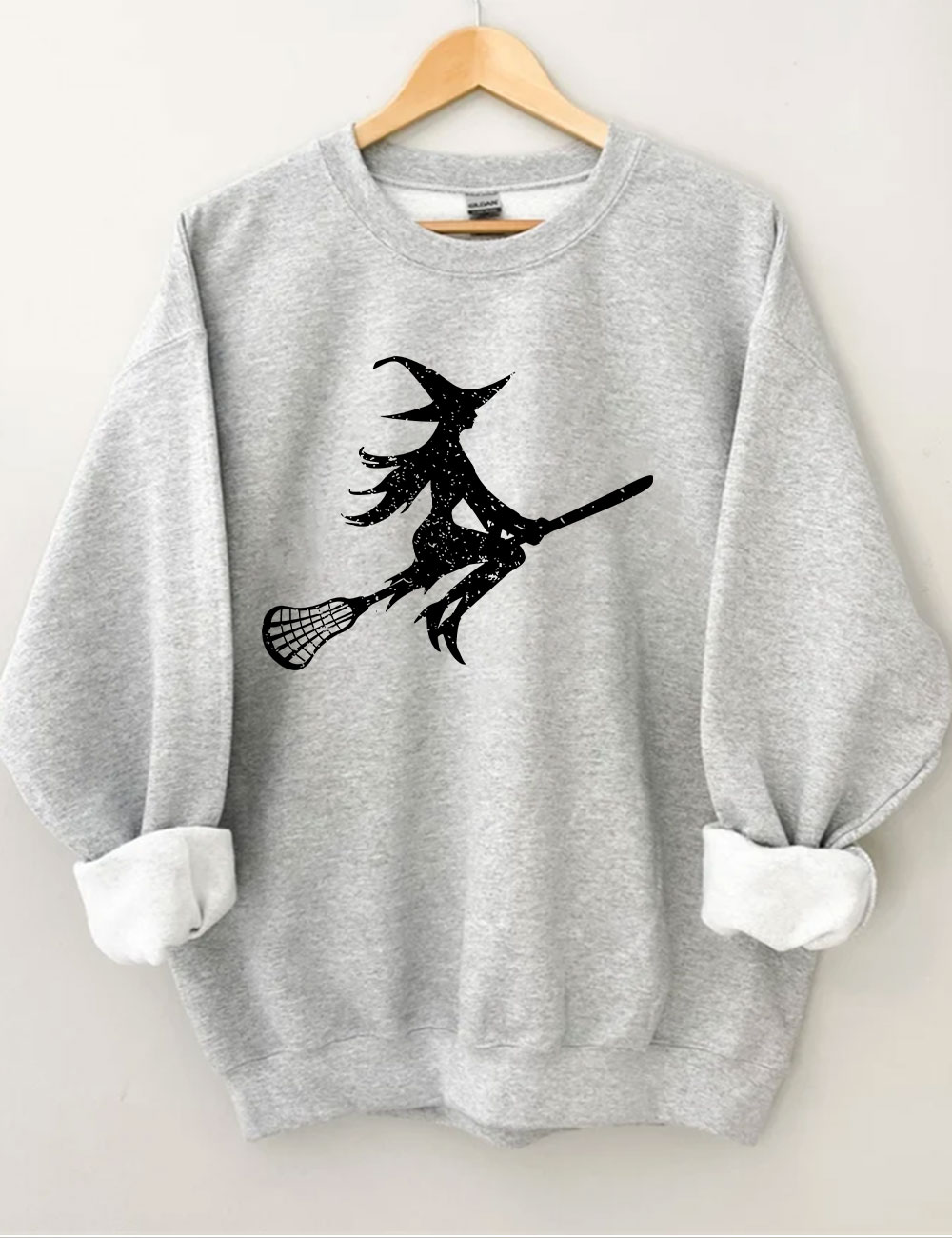 Sorta Spooky Witch Lacrosse Sweatshirt
