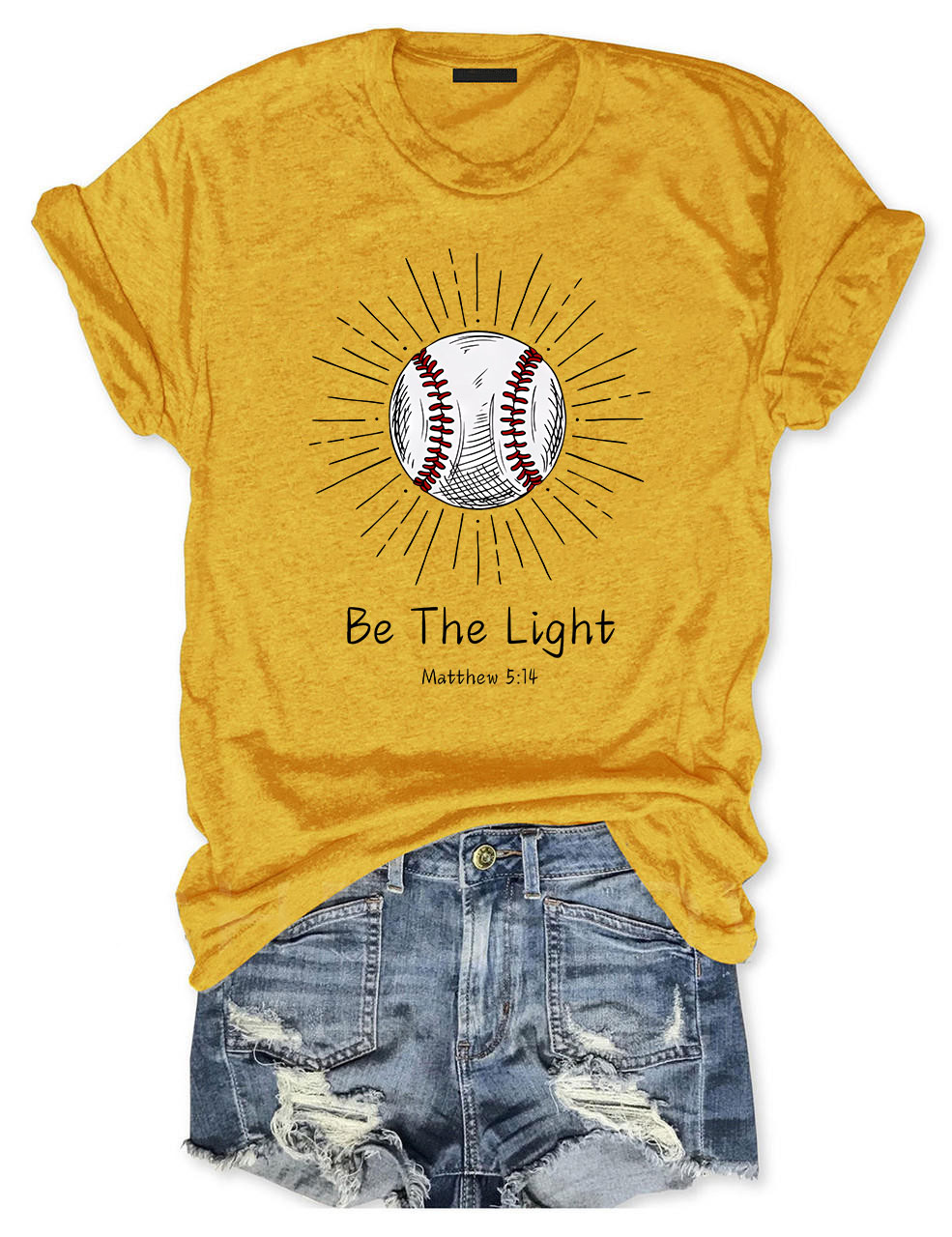 Be The Light Baseball T-shirt