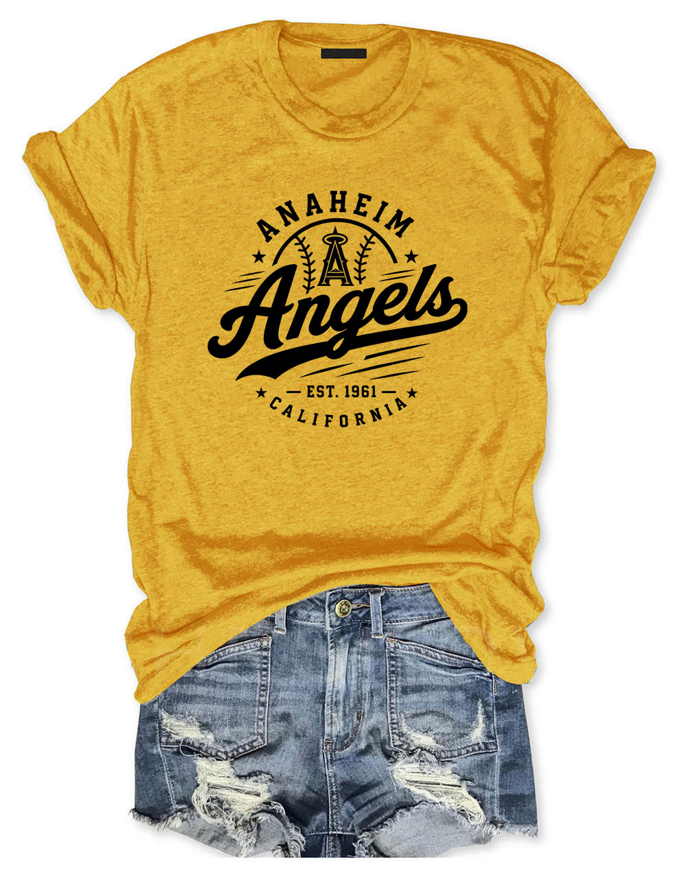 Anaheim AngelsVintage California Baseball T-Shirt