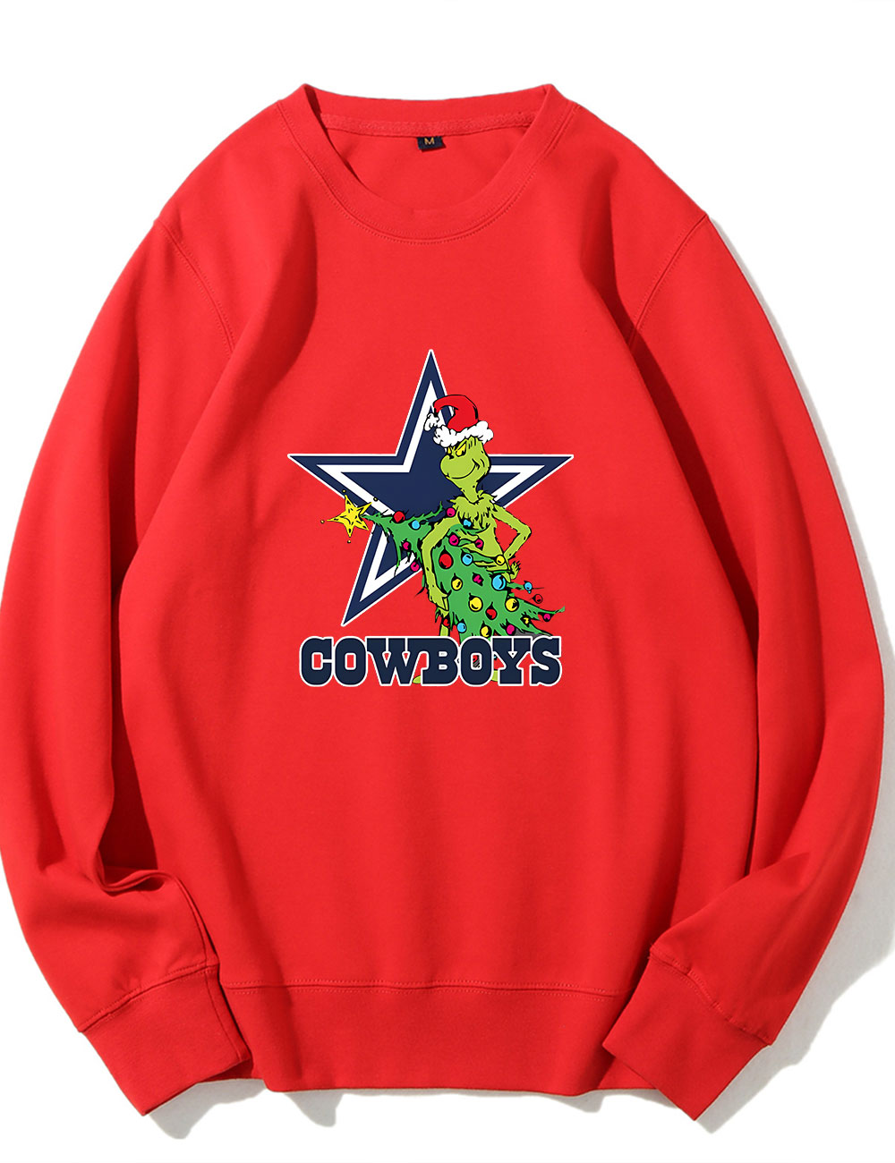 Grinch Love Cowboys Dallas Christmas Football Sweatshirt