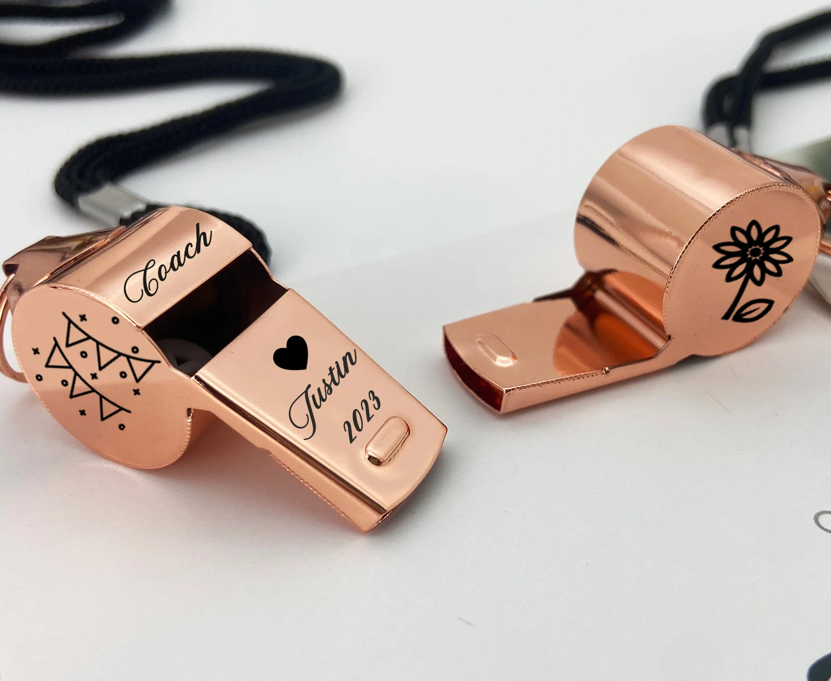 Personalized Whistle Necklace