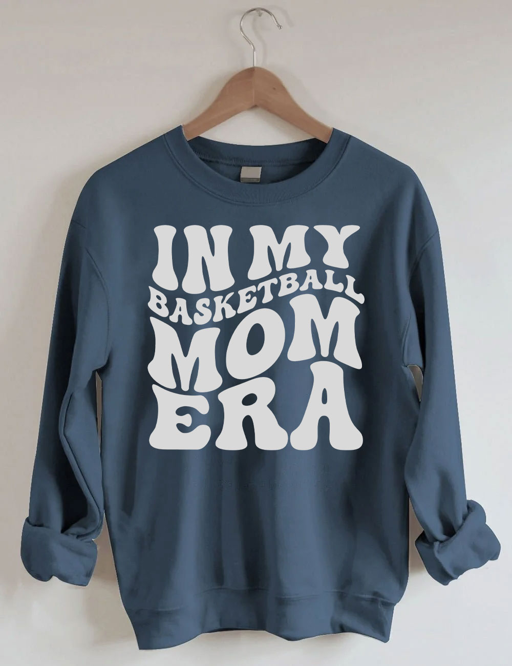 In My Basketball Mom Era Custom  Sweatshirt