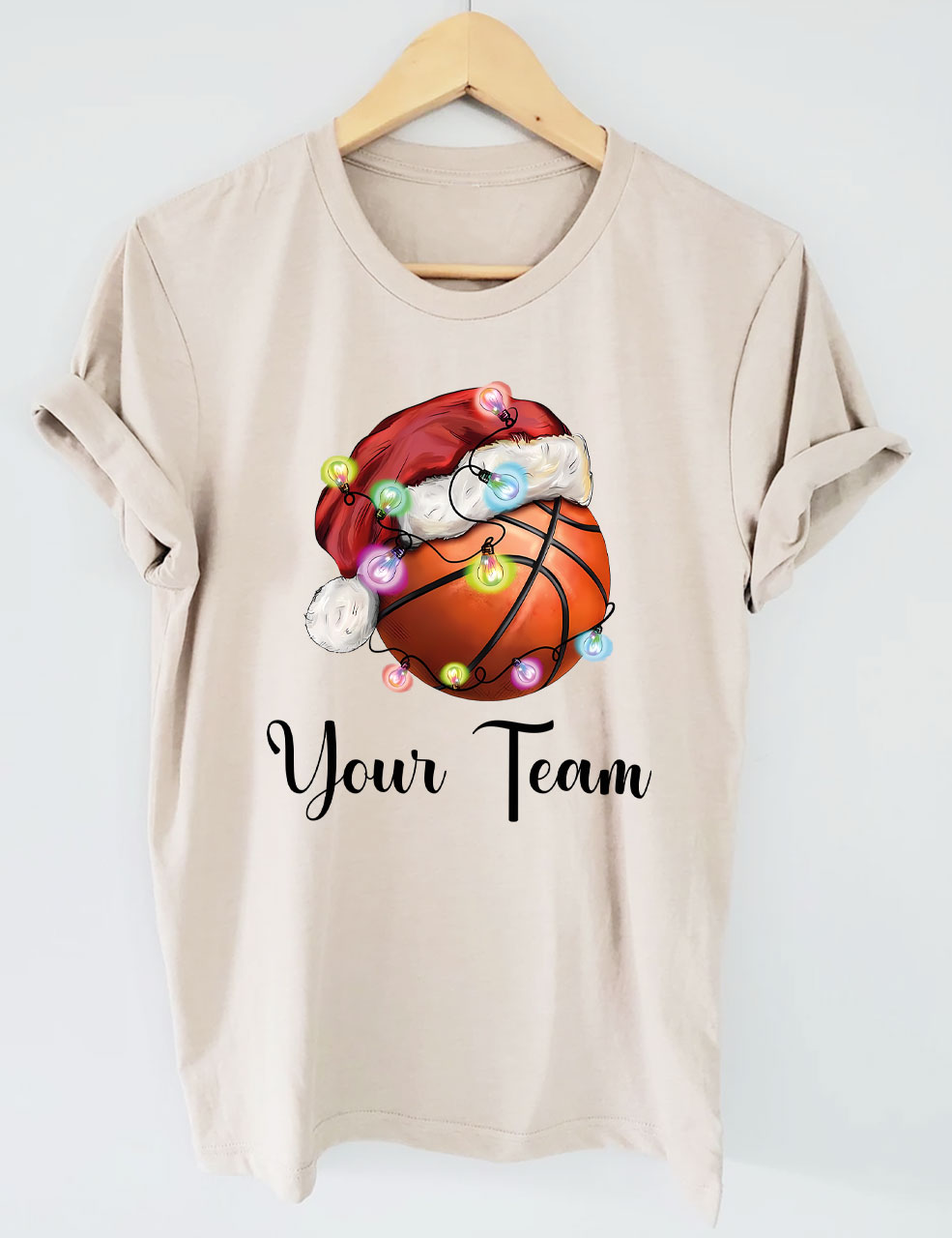 Christmas Custom Basketball T-shirt