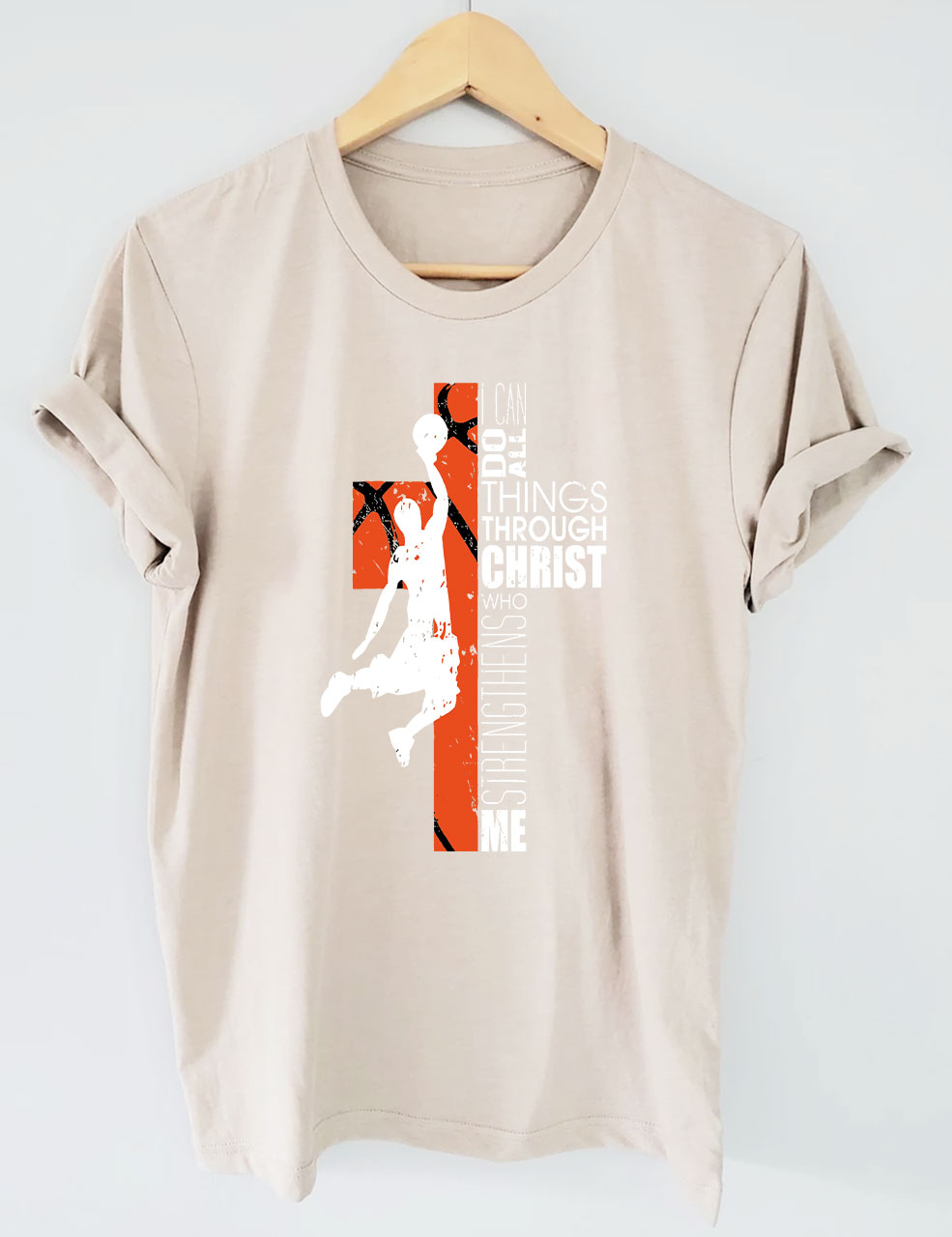 Christian Basketball Boys Girls T-shirt