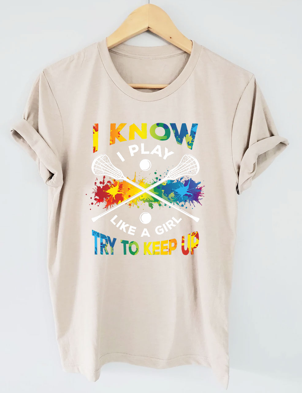 Lacrosse Player T-shirt