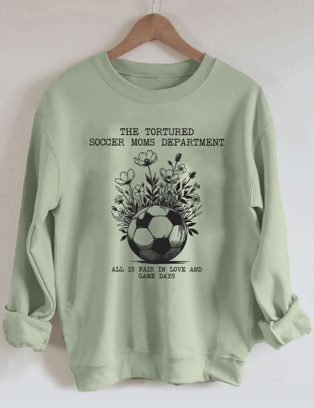 Tortured Soccer Moms Department Sweatshirt
