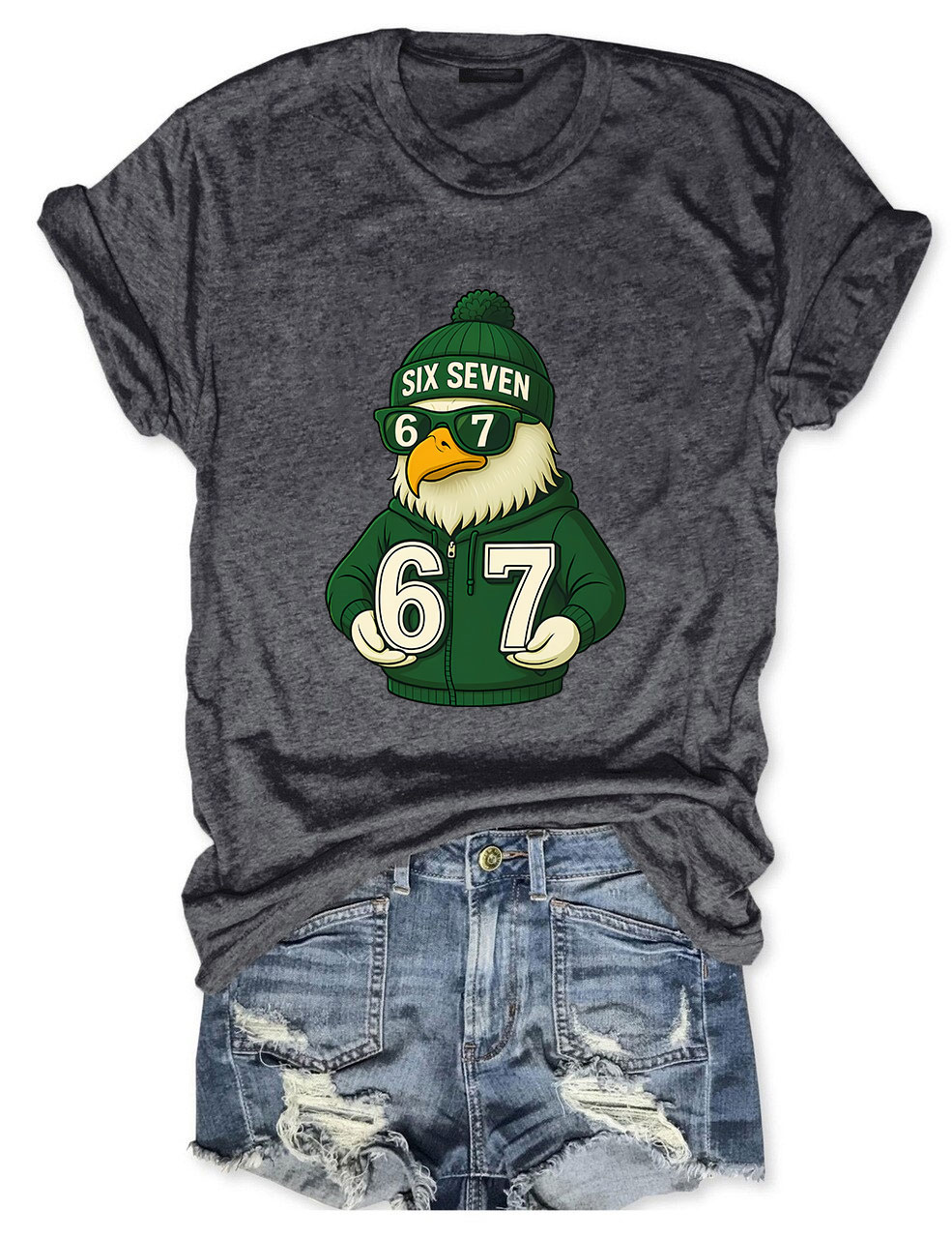 Eagle 67 Six Seven Football T-Shirt