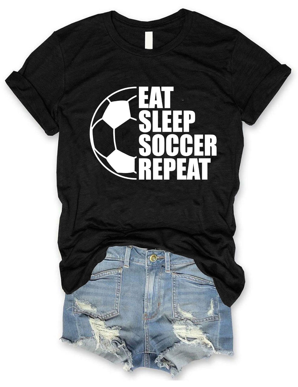 Eat Sleep Soccer Repeat T-shirt