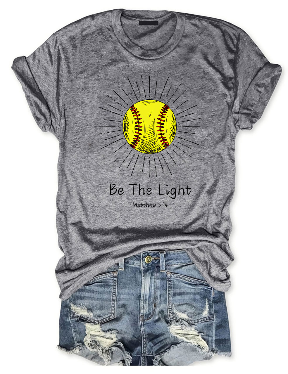Be The Light Softball T-shirt