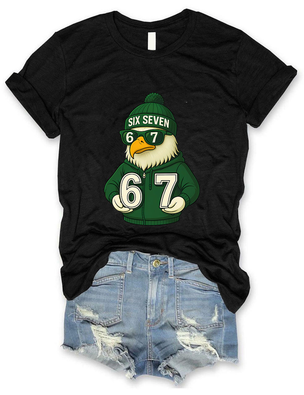 Eagle 67 Six Seven Football T-Shirt
