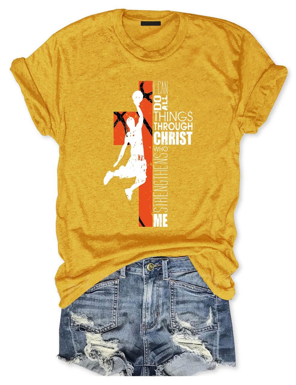 Christian Basketball Boys Girls T-shirt