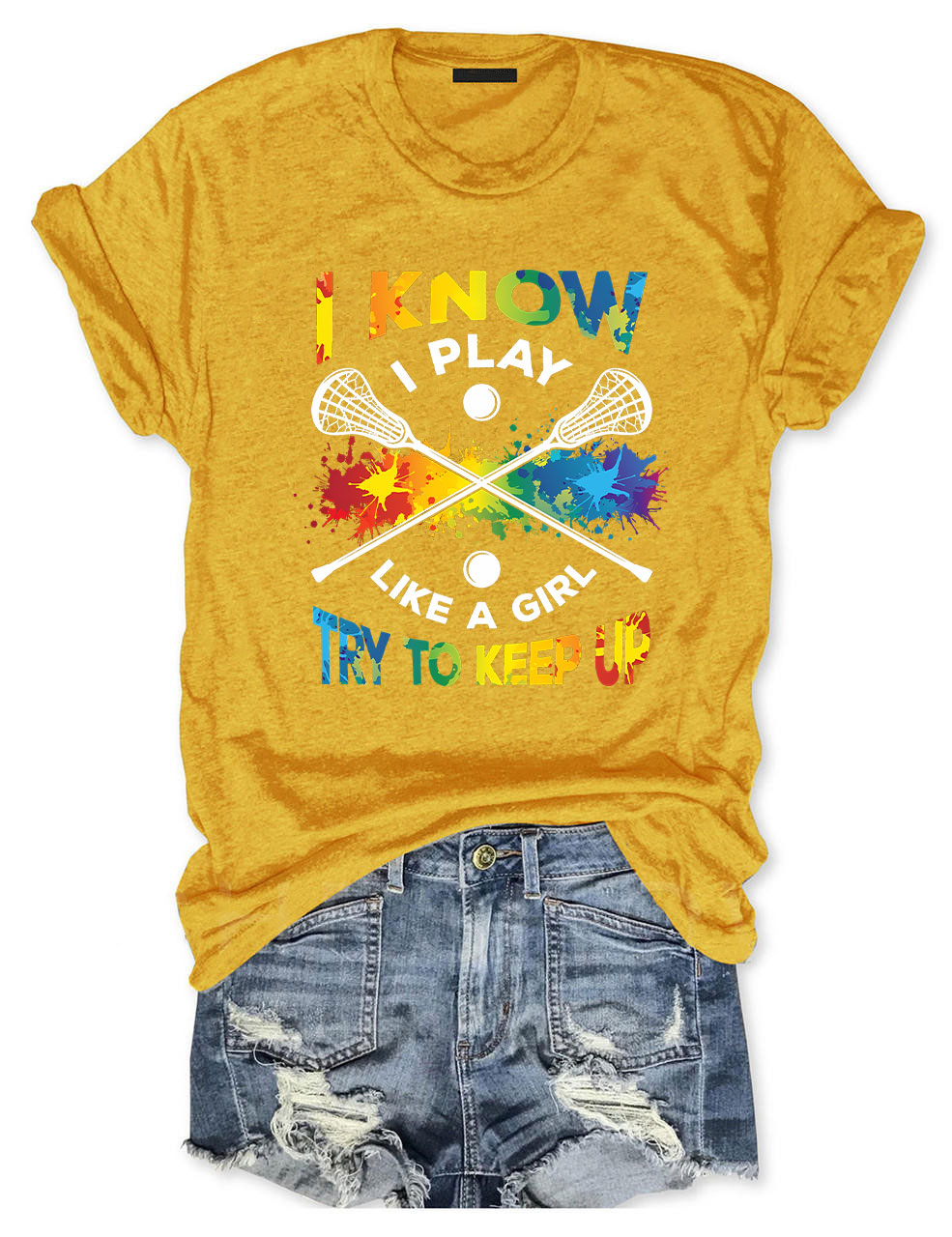 Lacrosse Player T-shirt
