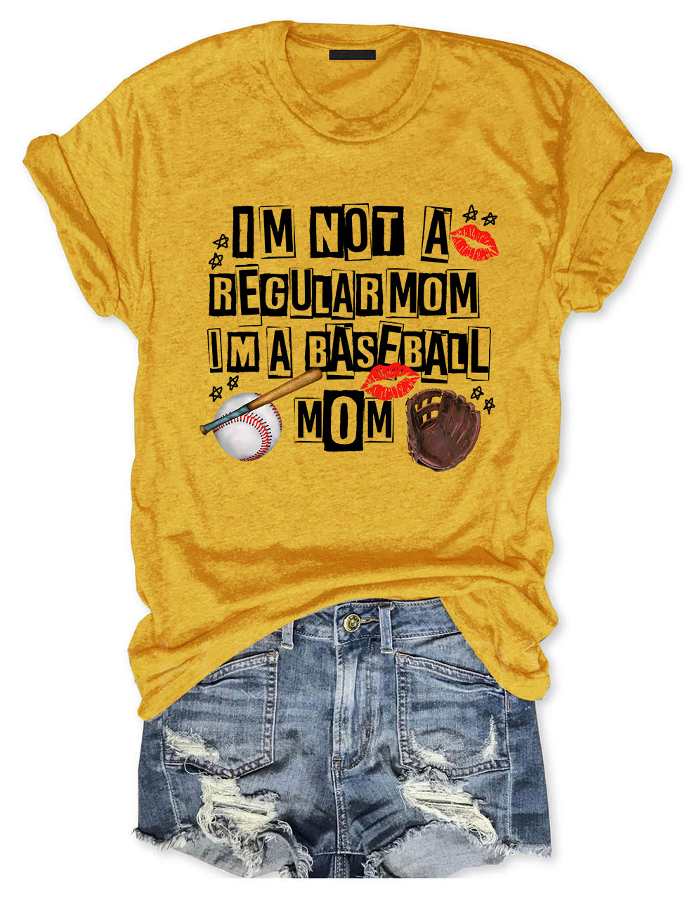 I’m Not Regular Mom I’m A Baseball Mom T-shirt