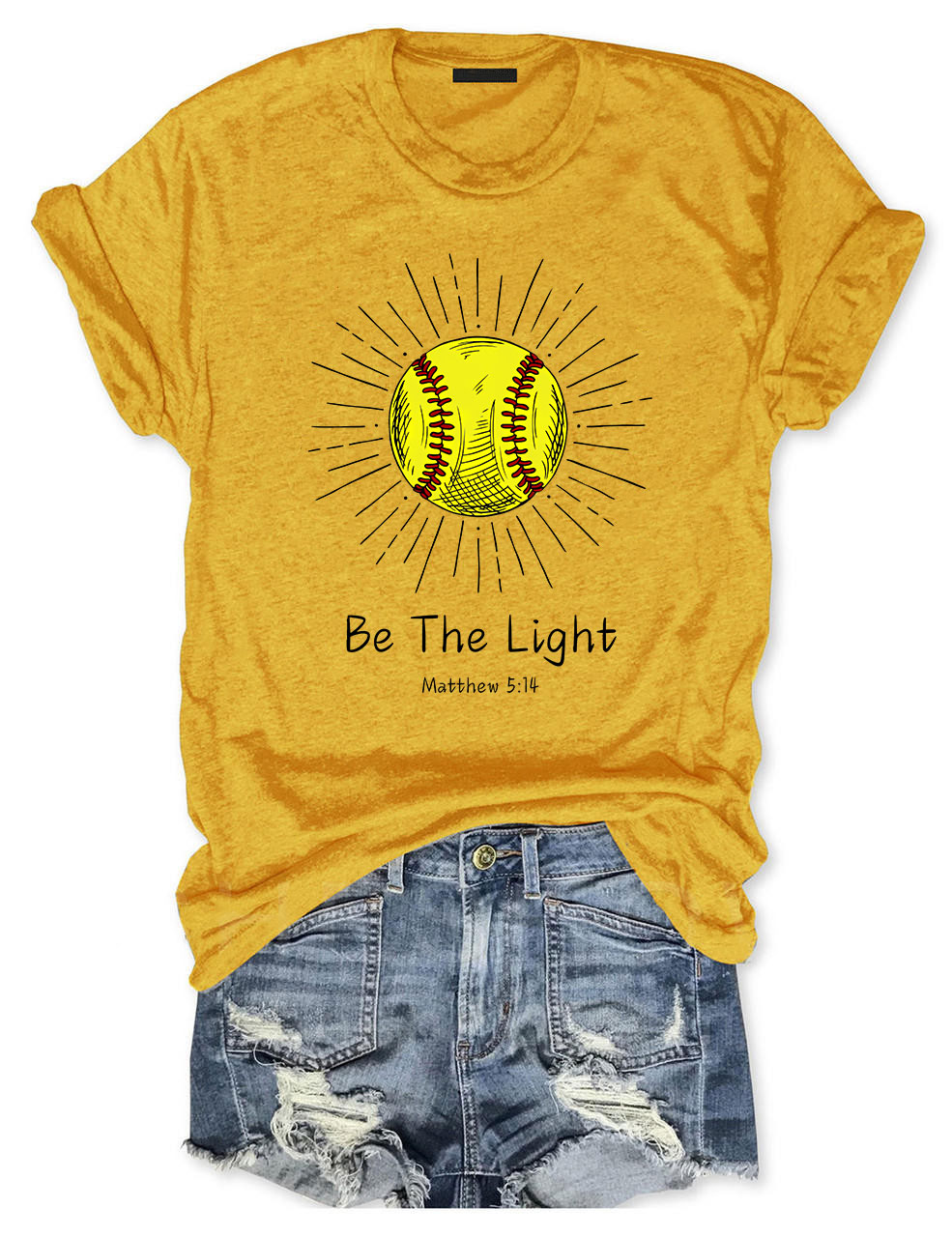 Be The Light Softball T-shirt