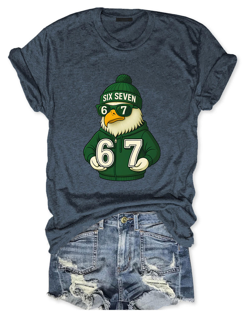 Eagle 67 Six Seven Football T-Shirt