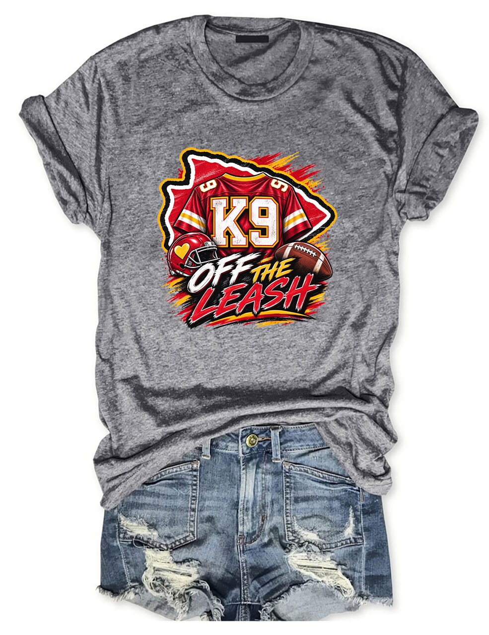 K9 Walker Kansas City Football T-Shirt