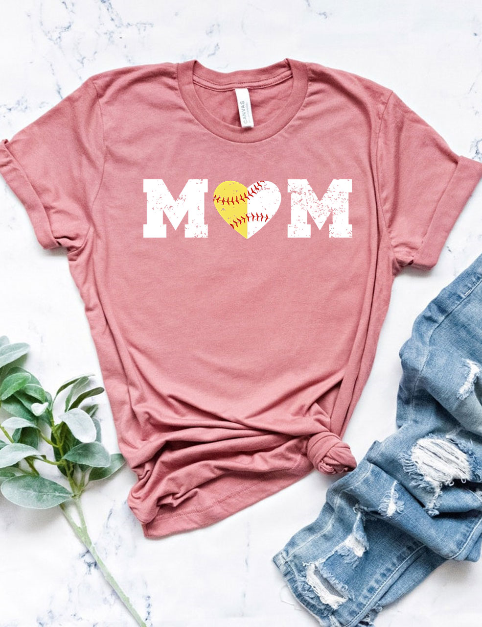 Cute Baseball Mom T-shirt