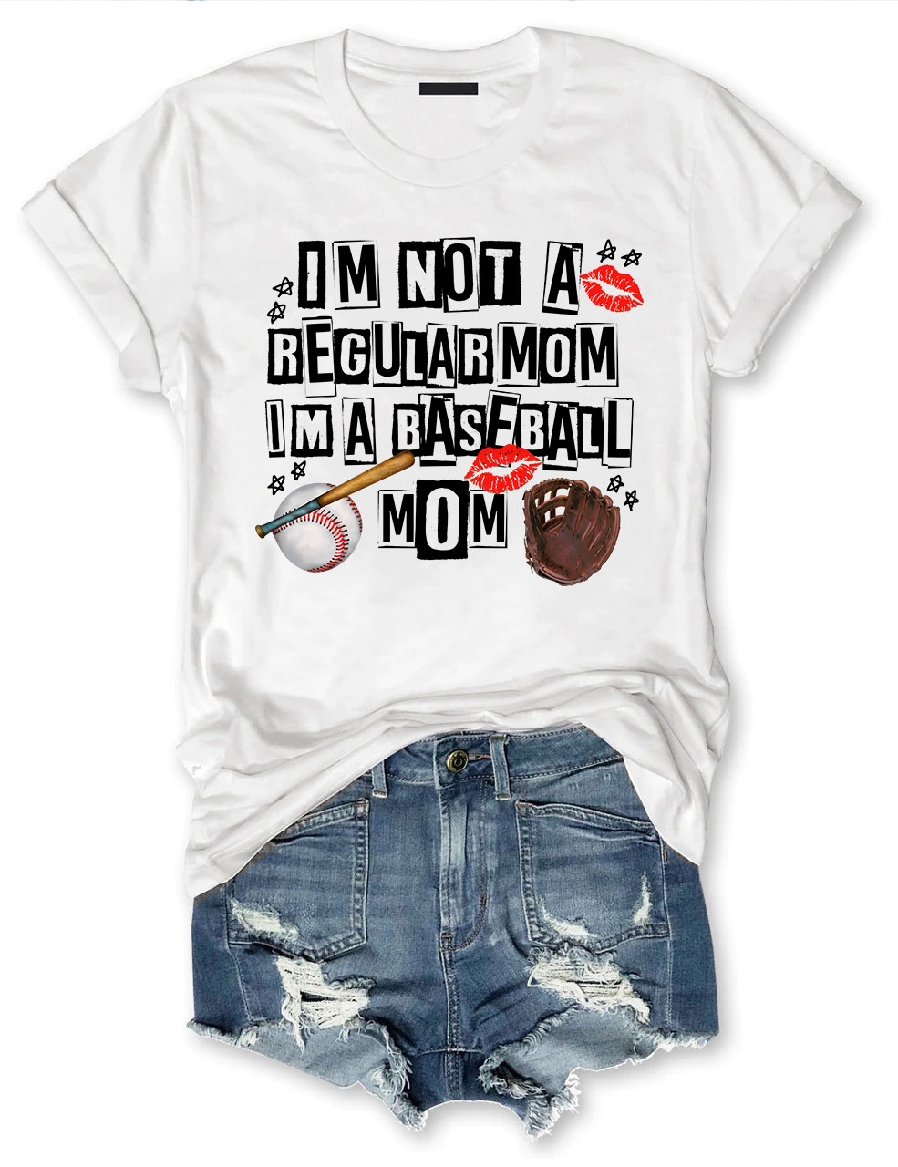 I’m Not Regular Mom I’m A Baseball Mom T-shirt