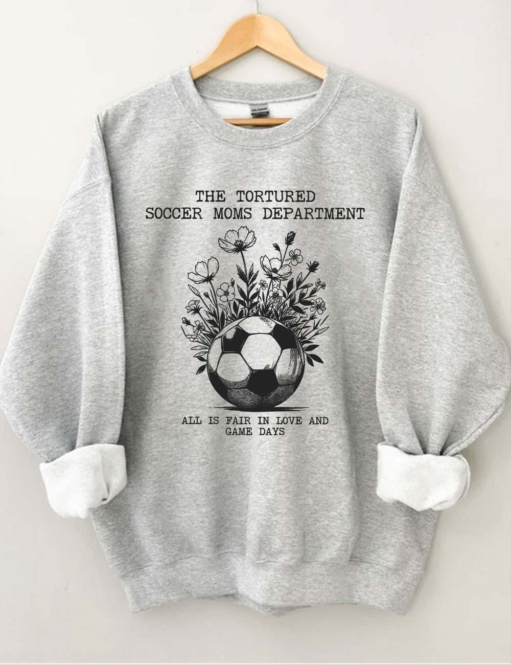 Tortured Soccer Moms Department Sweatshirt