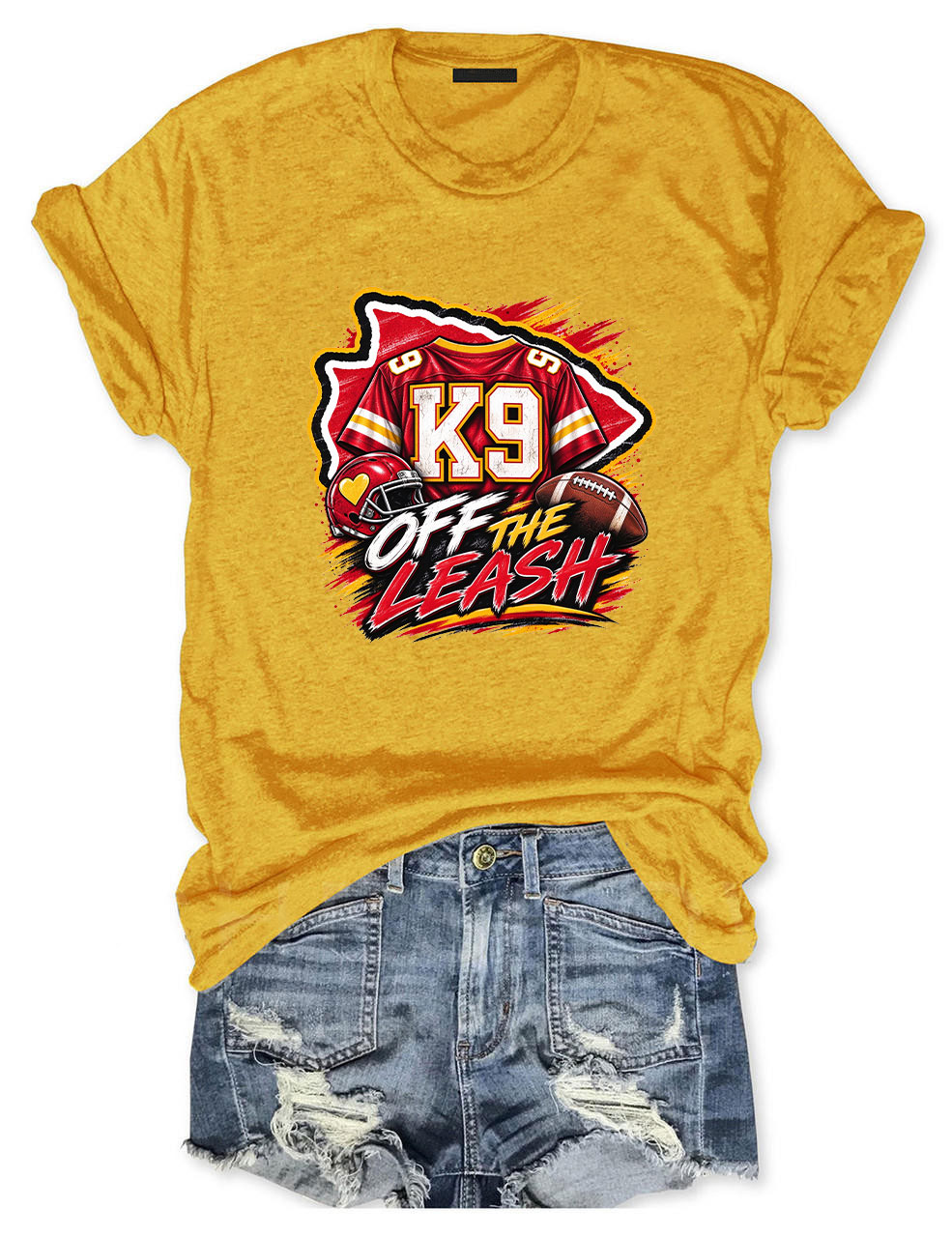 K9 Walker Kansas City Football T-Shirt