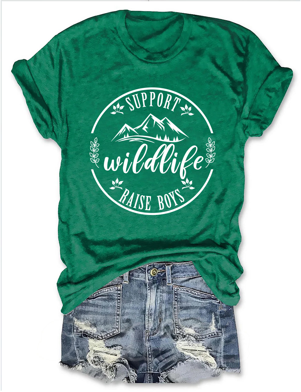 Support Wildlife Raise Boys T-shirt