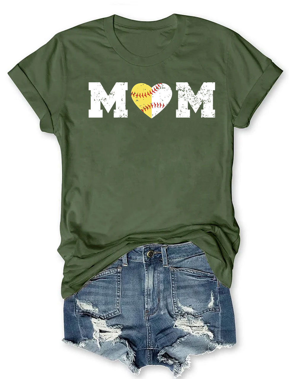 Cute Baseball Mom T-shirt