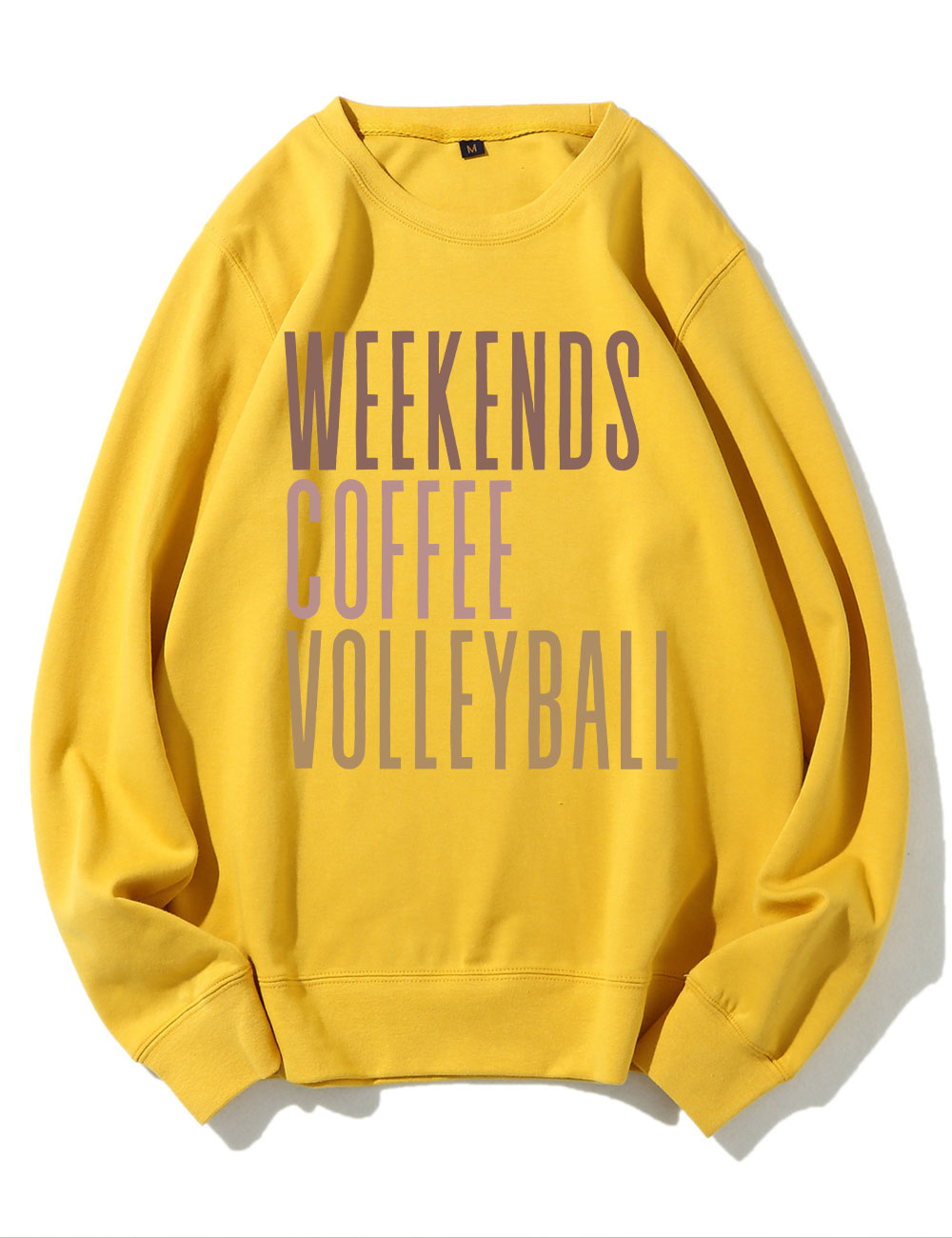 Weekends Coffee Volleyball Sweatshirt