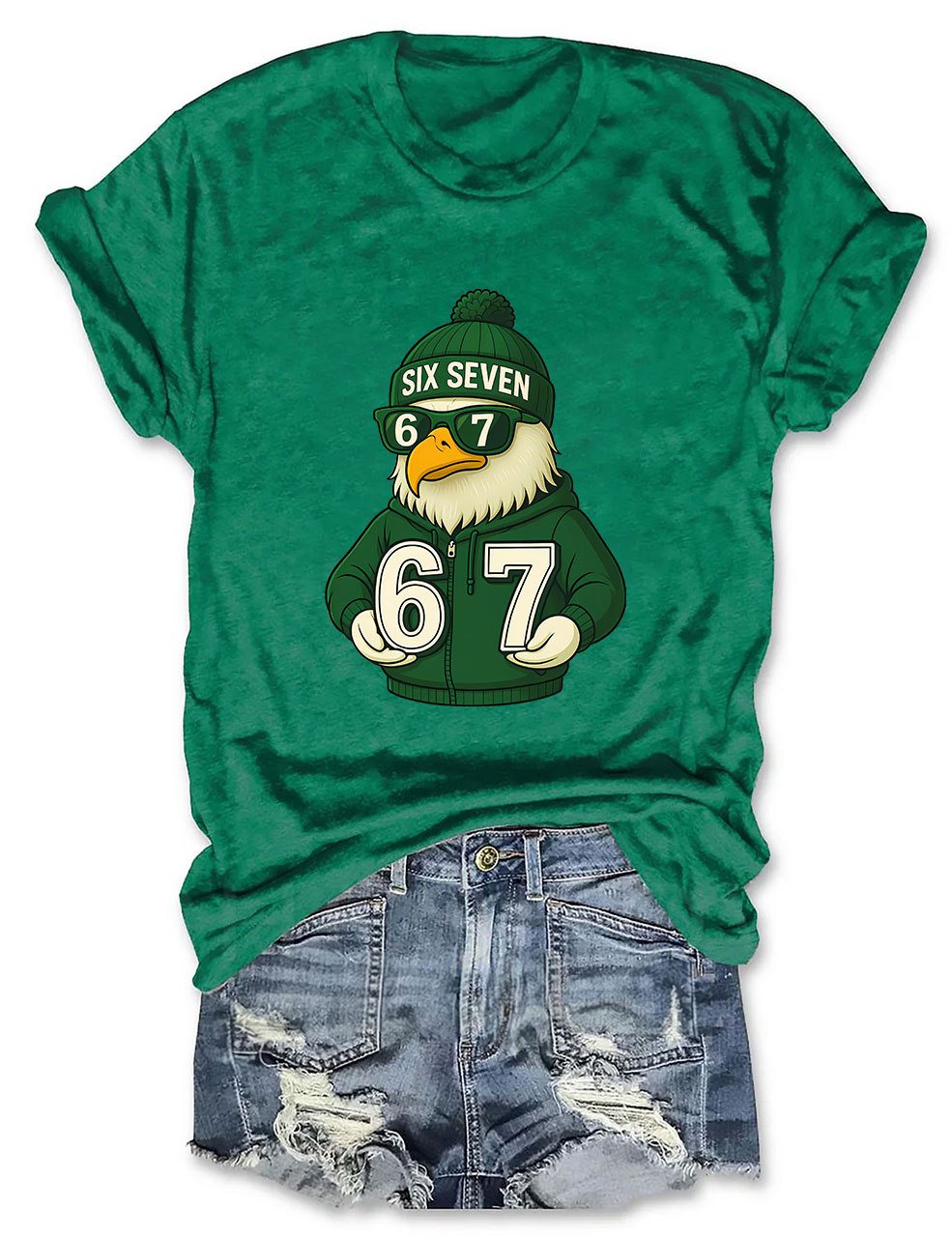 Eagle 67 Six Seven Football T-Shirt