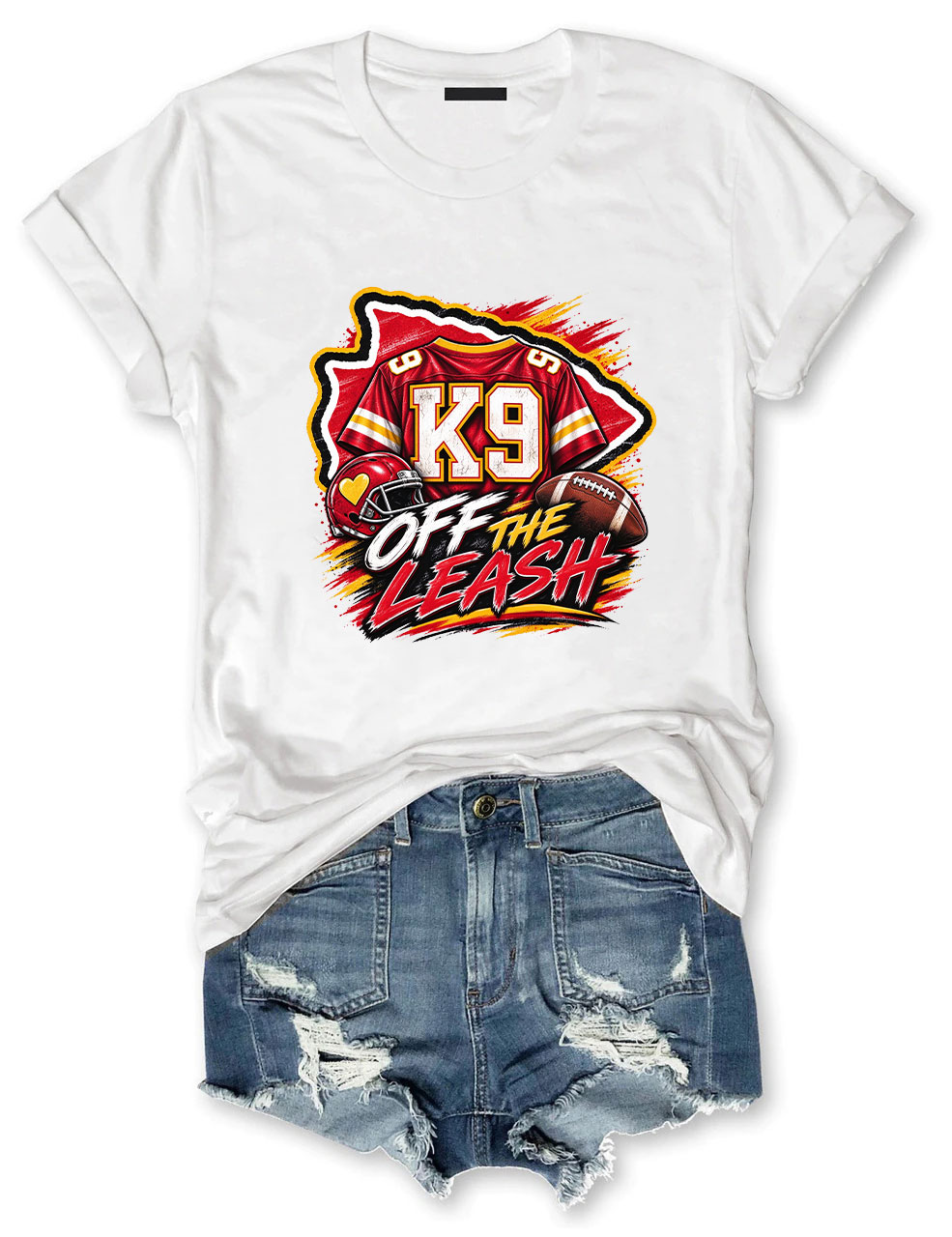K9 Walker Kansas City Football T-Shirt